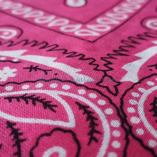 Pañuelo bandana de algodón — para cabeza y cuello, ideal para moto, estilo hip‑hop y actividades al aire libre