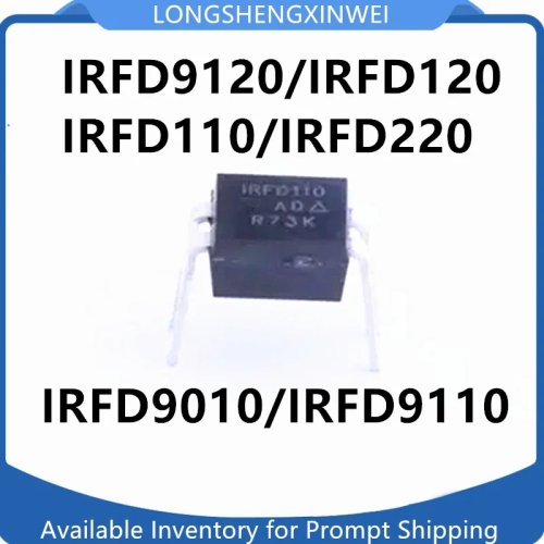 1 шт. MOSFET транзистор IRFD9120 IRFD120 IRFD110 220 9010 9110 PBF, корпус DIP (in-line)