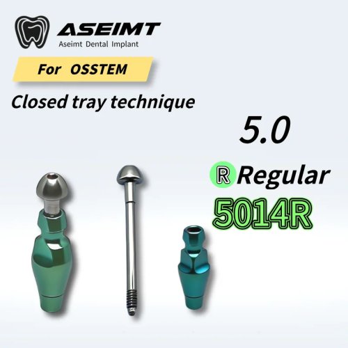 Osstem 호환 클로즈드 트레이용 픽업 코핑(픽스처 트랜스퍼) CNC 가공, OEM/ODM