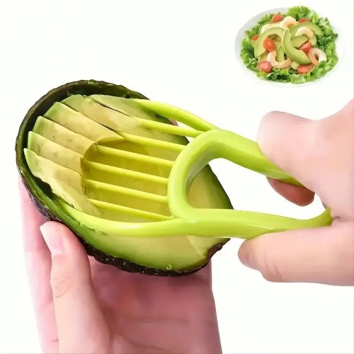 Dụng cụ cắt bơ 3-trong-1 — Dao/gọt/loại hạt đa năng cho gia đình và cắm trại/dã ngoại