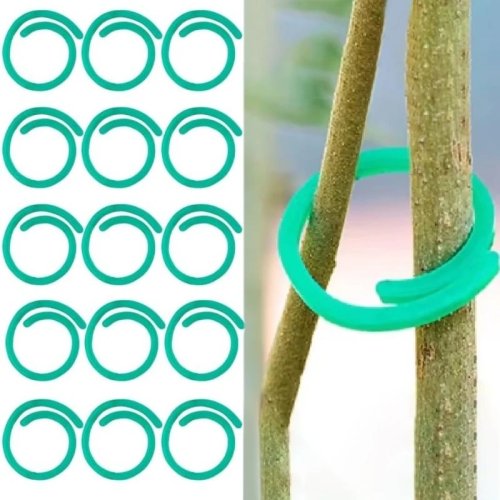 30 stuks plantensteunringen — verstelbare clips voor stengels en pompoenen