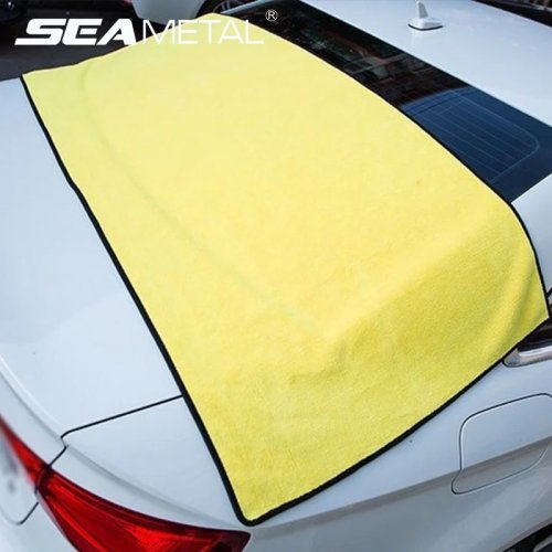 Panno in microfibra SEAMETAL premium per lavaggio e asciugatura auto - panno detailing ad alta assorbenza