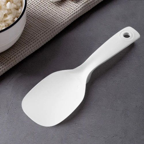 Espátula para arroz antiadherente — compacta, resistente y reutilizable para el hogar