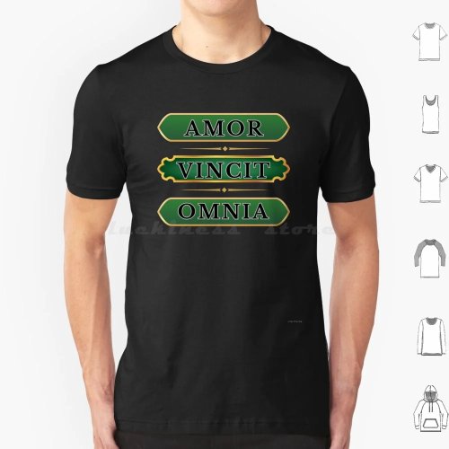 Áo thun in câu trích tiếng Latin unisex (nam/nữ/trẻ em), câu nói về tình yêu, phong cách cổ điển văn học, size tới 6XL
