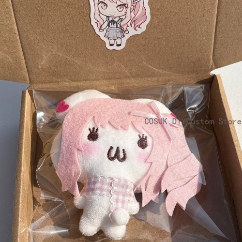 Porta-chaves peluche Akiyama Mizuki (Project SEKAI) — boneco macio, pendente para mochila, presente de Natal