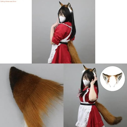 Plüsch-Tierohren Haarreif für Cosplay – Haar-Accessoire für Damen & Mädchen, Foto-Requisite