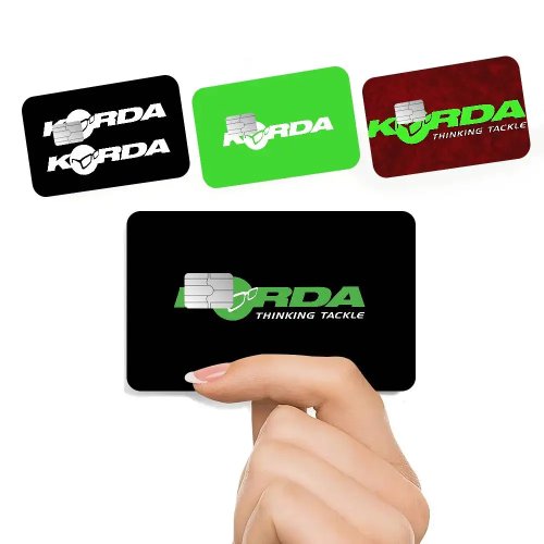 Korda Fishing 로고 카드 스티커 — 칩 탑재 신용/체크카드 앞면 보호필름