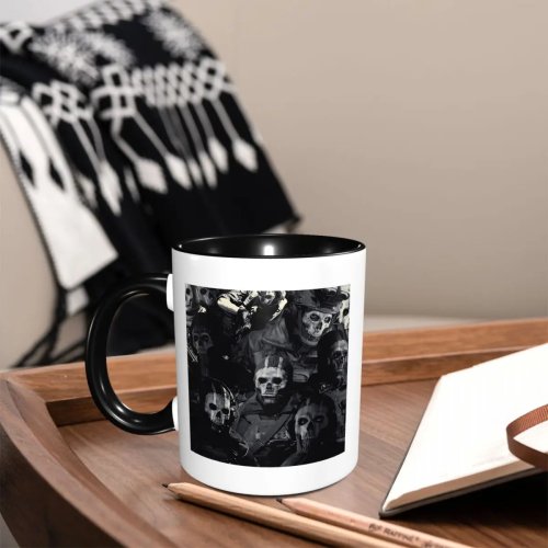 Caneca de cerâmica Simon 'Ghost' Riley engraçada — Caneca de café/chá, presente para amigos