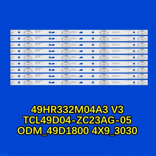 49インチテレビ用 LEDバックライト（LEDバー）交換用 — L49P3CFS、T49D18SFS-01B、49U7750VE、TH-49EX400T、SZTV-49LED2、LT-50T600F、49R80、ODM_49D1800、4X9_3030、49HR332M04A3 V3 対応