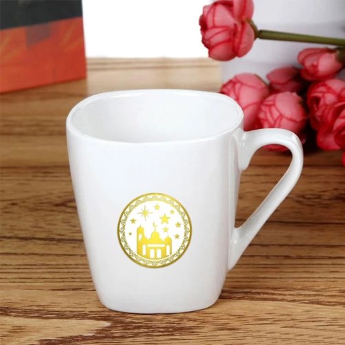 Pack 500 autocolantes 'Eid Mubarak' — Autocolantes decorativos para presentes, selos para envelopes e etiquetas para scrapbooking