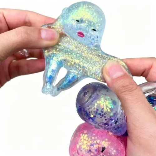 Mainan Squishy Bayi 'Maltosa' Kawaii, lentur & slow‑rising — mainan fidget pereda stres untuk dewasa