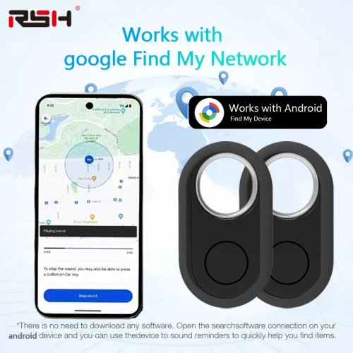 Localisateur GPS Bluetooth (Smart Tag) pour Samsung/Android — Compatible avec Google Find My, étiquette anti-perte