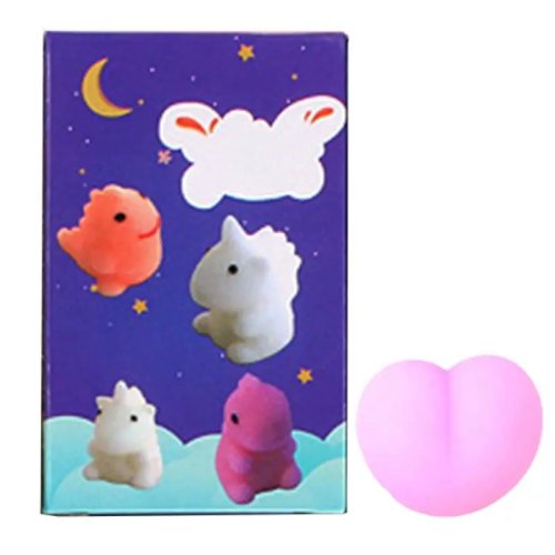 Juguete sensorial para apretar con forma de animal – Ultra suave, ideal para bebés, niños y adultos