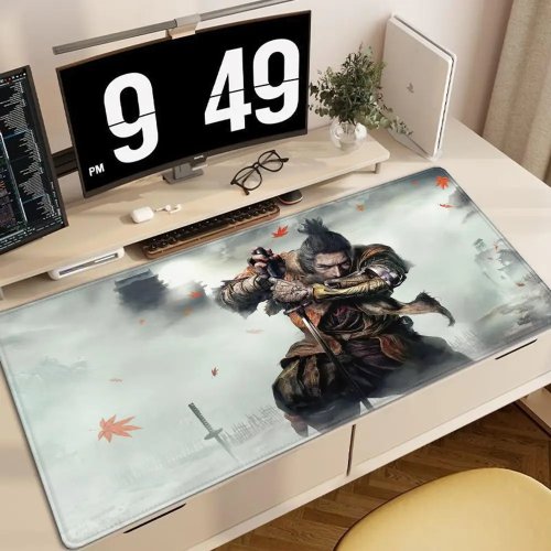 Lót chuột gaming Sekiro 'Shadows Die Twice' XXL 900x400 mm — Thảm bàn lớn cho bàn phím và chuột