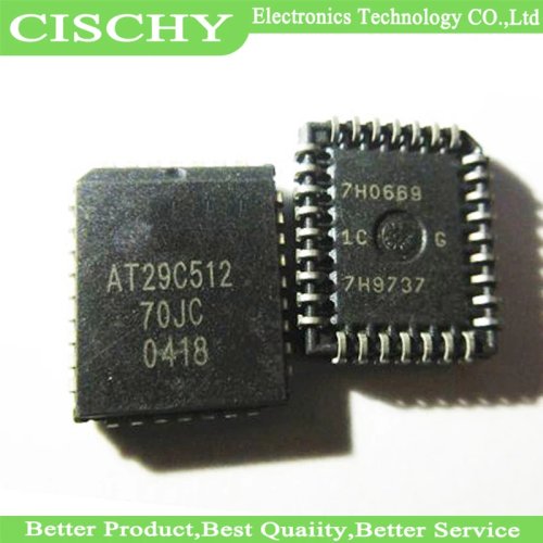 IC memori Flash AT29C020/AT29C040A/AT29C512/AT29C256/AT29C257 PLCC-32 - 1 pcs, Ready stock