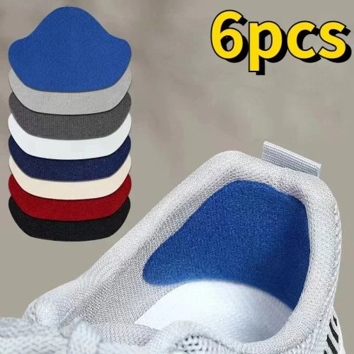 4/6 PCS Shoe Repair Heel Protector Patches - Self-Adhesive Anti-Wear Insole Liners