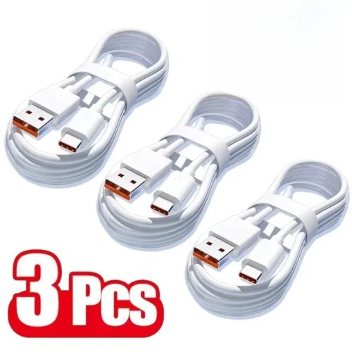 Кабель USB-C (Type‑C) для ультрабыстрой зарядки — совместим с Samsung, Huawei, Xiaomi, Redmi