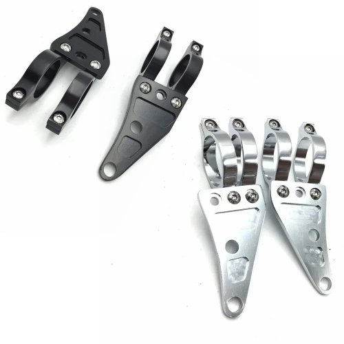 Chrom-Blinker-Klemme 41 mm – universal passend für Honda CBR, Kawasaki, Suzuki, Yamaha, Harley