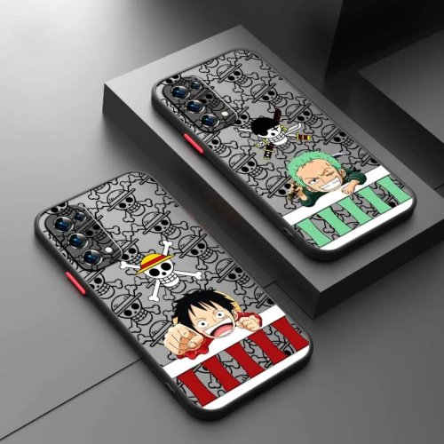 One Piece (Luffy) frosted translucent phone case for OPPO Find X3/X5/Lite/Pro A98 A94 A93 A78 A79 A76 A58 A57 5G