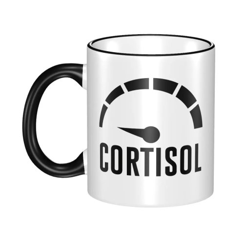 Ly cà phê hài hước 'Nồng độ cortisol thấp' – Ly meme, quà tặng độc đáo