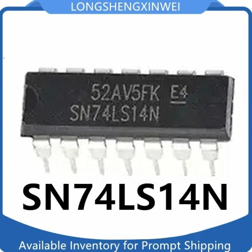 1 ชิ้น SN74LS14N / HD74LS14P DIP-14 ไอซี TTL อินเวอร์เตอร์ Schmitt แบบ 6 ช่อง