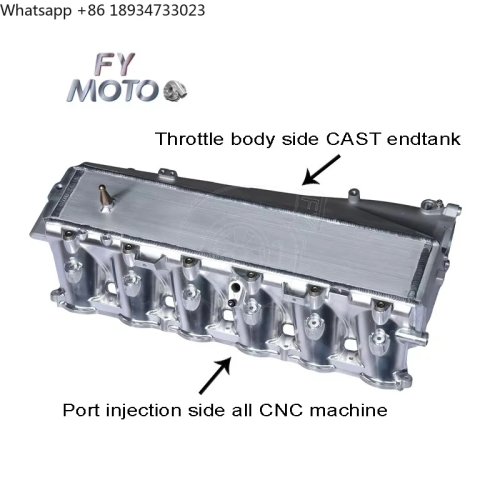 Cổ hút đúc màu bạc (bán CNC) cho BMW F22 M240i / F30 340i / F32 440i 2016–2019 — kèm core và phụ kiện