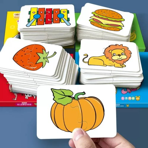 Juego de memoria 32 piezas con dibujos — Cartas didácticas para niños