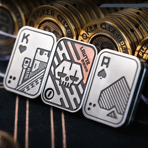 Metall-Fidget-Coin (Fingertip-Gyro) – EDC Stressabbau-Spielzeug für Erwachsene