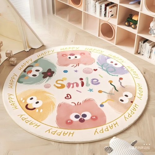 VIKAMA Cute Little Monster Rug - Warm, Non-Slip Sofa & Bay Window Rug for Living Room & Bedroom