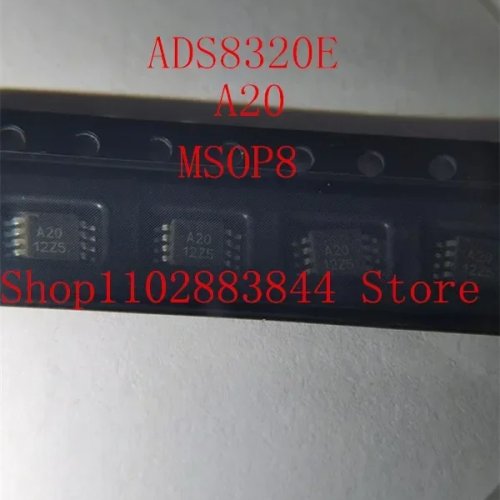ADS8320E(ADS8320) A20 MSOP-8 ADC(아날로그→디지털 변환) IC 10개 팩 - 신품, 수입품