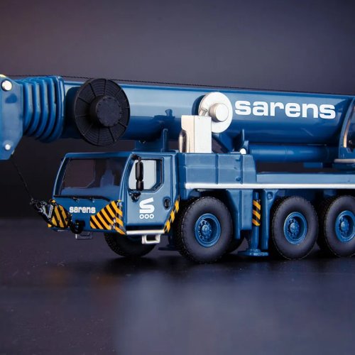 Diecast Skala 1:87 - Miniatur Derek Mobil Liebherr LTM 1250-5.1 'Sarens' (Koleksi/Hadiah)