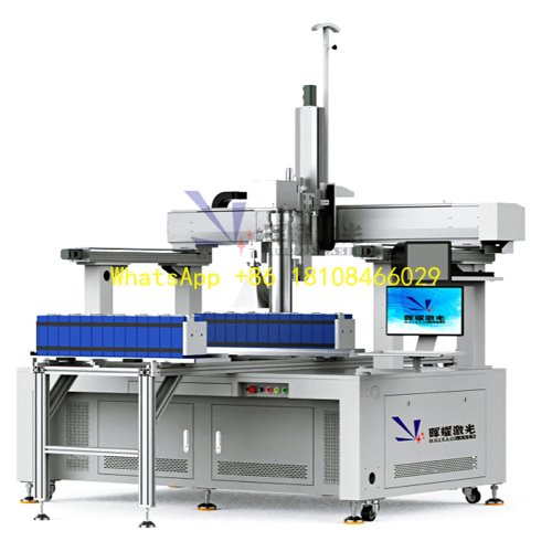 カンチレバー式自動スポット／レーザー溶接機 — 高出力・産業用 バッテリーパック用（LiFePO4・リチウムイオンセル対応）
