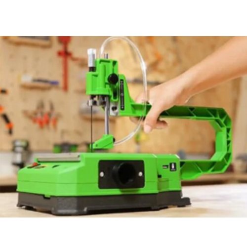 Máy cưa lọng để bàn BG-8300 đa chức năng không bụi - Cưa cong điện cho gỗ, 110–240V, 80W, 1200–2400 vòng/phút