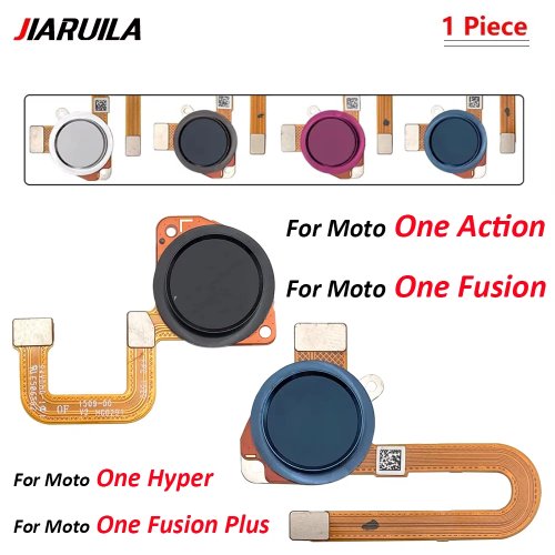Vervangend flexkabel vingerafdruksensor met power/home knopconnector voor Moto One Fusion Plus / One Action / One Hyper
