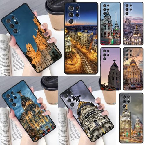 Преміум чохол із принтом Мадрид (Іспанія) для Samsung Galaxy S26 Ultra/S25/S24/S23/S22/S21/S20/Note10 Plus/FE