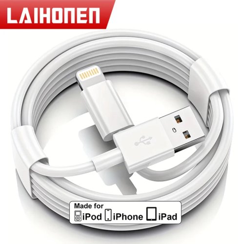 Кабель Lightning → USB‑A з сертифікатом MFi для iPhone 13/12/11 — 1 або 3 шт.