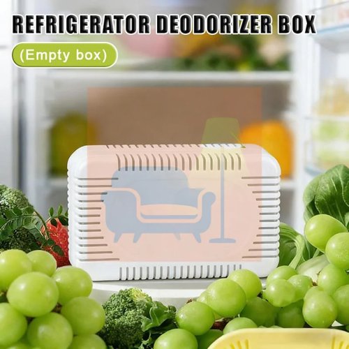 1/2/5pcs Reusable Refrigerator Deodorizer Box — Keeps Fridge Fresh, Removes Odors & Extends Food Shelf Life