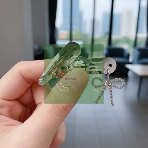 2 pcs Jepit Rambut Metal dengan Liontin Hati & Salib — Jepit/Barrette Bulat Gaya Gothic untuk Wanita & Anak Perempuan, Aksesori Rambut, Hadiah