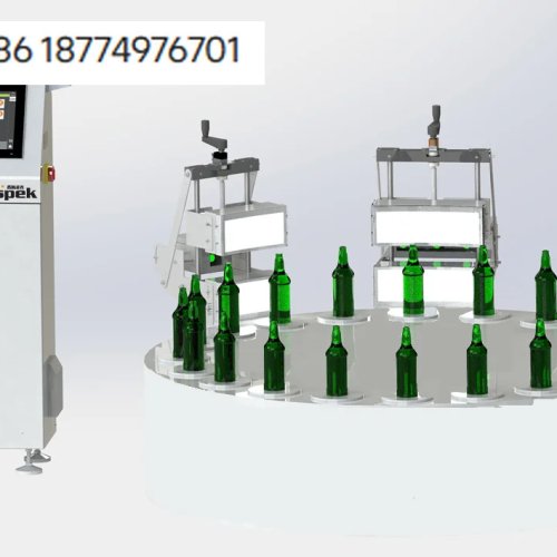 XispVAS Etikettiermaschine mit Direktkommunikation — PLC-Kern, präzise Positionserkennung für Glasflaschen, einfache Integration