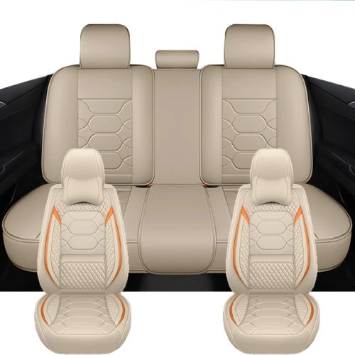럭셔리 범용 자동차 시트커버 (Mercedes W211/W203/EQB/EQC/EQE/W205/ML/W164/W204용) - 미끄럼방지 실내 액세서리