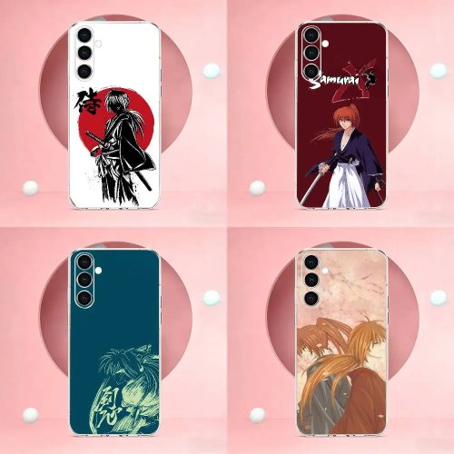 Funda blanda transparente Rurouni Kenshin (Samurai X) para Samsung A73/A72/A71/A70/A51/A52/A53
