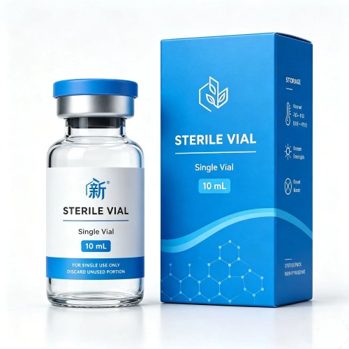 Phụ kiện đóng gói thương mại: hộp đặt làm và nhãn vinyl không độc hại cho lọ peptide 3ml/5ml/10ml