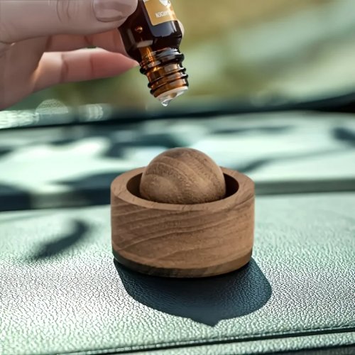 Mini Duftdiffuser aus Holz für Auto & Zuhause – Natürlicher Duft für Schlafzimmer, Wohnzimmer und Bad