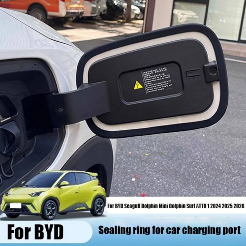 차량 충전 포트용 실리콘 실링 링 (호환: BYD Dolphin, Dolphin Mini, ATTO 1, Dolphin Surf, Seagull, 2024–2026)