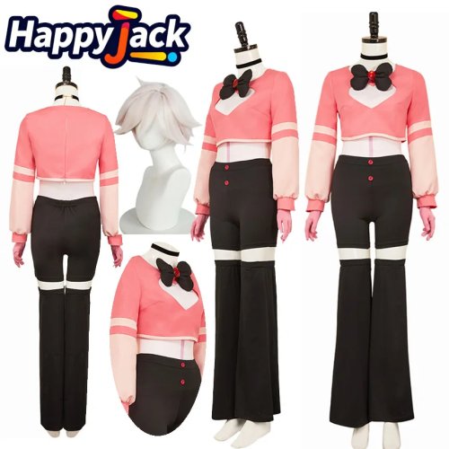 Women's angel cosplay costume with wig — 'Hell Inn' TV 2025 uniform set for roleplay, Halloween & carnival