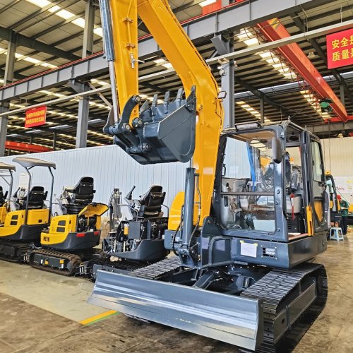 Hydraulischer Raupenbagger 6 t / 8 t - Kettenbagger (Mini) für Erdarbeiten