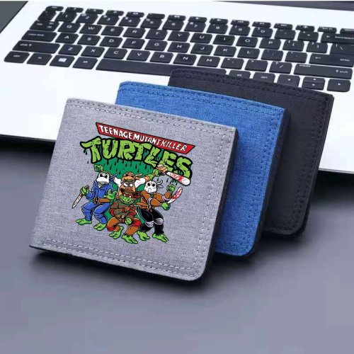 Teenage Mutant Ninja Turtles Ultra‑dünne Geldbörse – Kartenetui mit Geldklammer, leicht, Geschenk