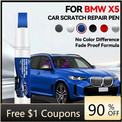 BMW X5(1999–2025)용 터치업 페인트펜 - 흠집 수리용, 그레이 C5A / 화이트 300 / 블랙 416