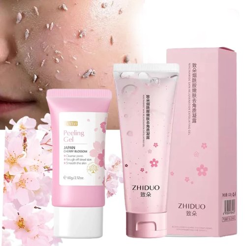 Gel exfoliante facial – limpieza profunda, aclarador, hidratante y reparador