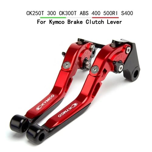CNC-klappbare, verstellbare Brems- und Kupplungshebel für Kymco Downtown / Xciting / K-XCT (CK250T, CK300T, CK300, S400, 400, 500)